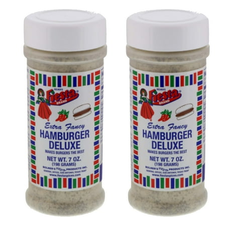 Bolner's Fiesta Hamburger Deluxe Seasoning 7 oz (2 Pack)