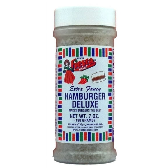 Bolner's Fiesta Hamburger Deluxe Seasoning, MDA05 7 Ounces