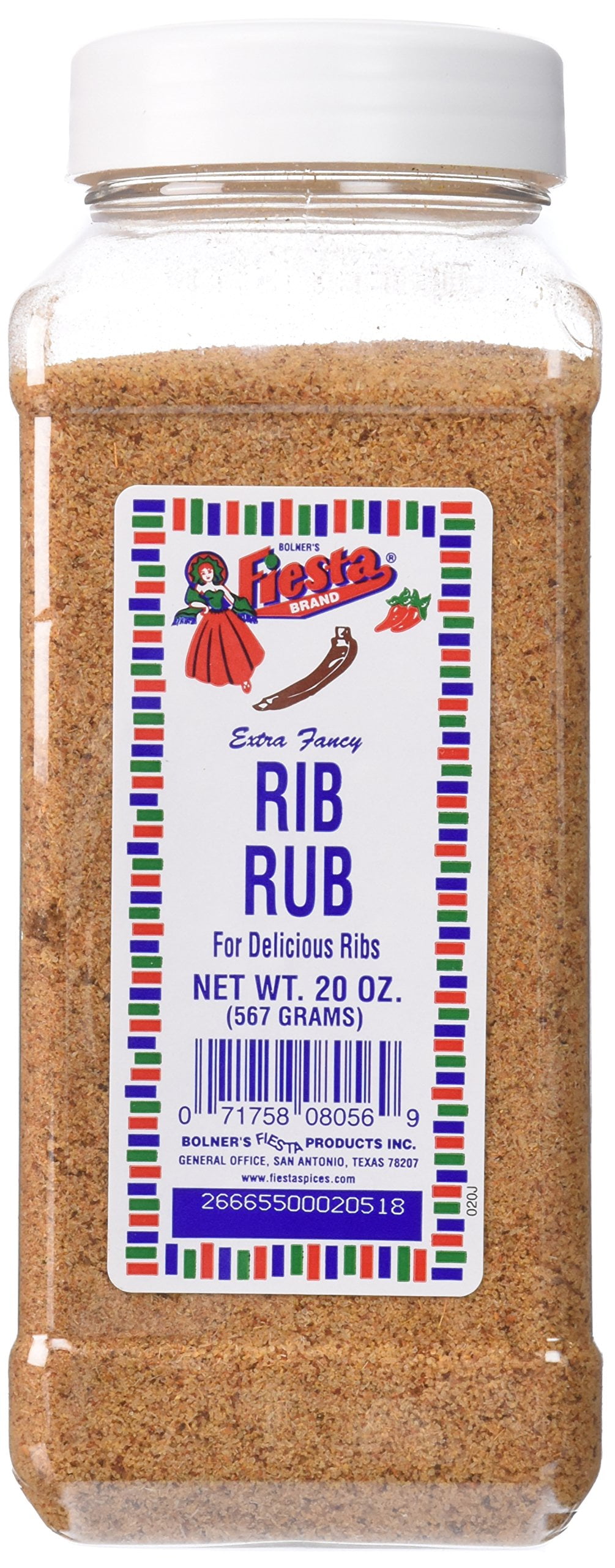 Bolner's Fiesta Rib Rub 20oz MFF30 - Walmart.com