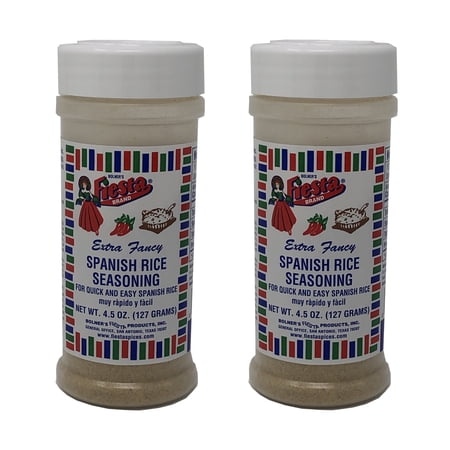 Bolner's Fiesta Spanish Rice Seasoning, 4.5 Ounces (2 Pack)