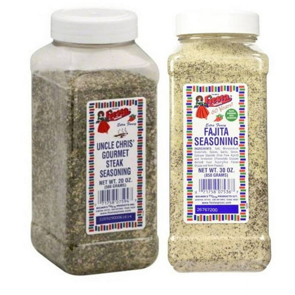 Bolner's Fiesta Uncle Chris Gourmet Steak Seasoning 20 Ounce