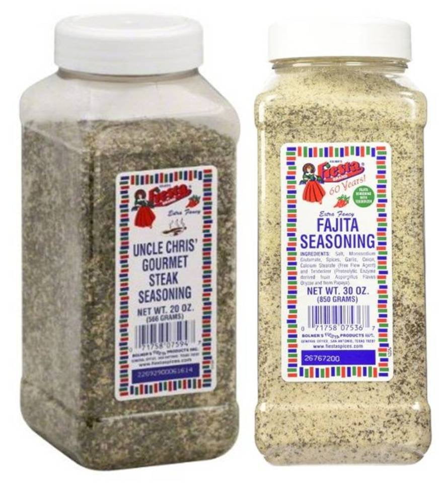 Bolner's Fiesta Uncle Chris Gourmet Steak Seasoning 20 Ounce