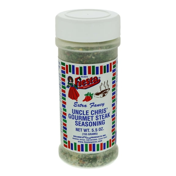 Bolner's Fiesta Uncle Chris' Gourmet Steak Seasoning - 5.5 oz (Packaging May Vary)