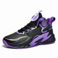 thumbnail image 1 of Bolognifi High-Top Boys Basketball Shoes Cushioned Sneakers with Breathable Support for Youth Sports Training, 1 of 5