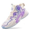 thumbnail image 1 of Bolognifi Men Basketball Shose Breathable Fashion Sneakers Non Slip Sport Shoes - PURPLE1_8, 1 of 6