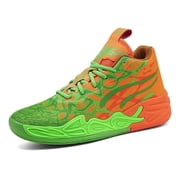 Bolognifi Mens Basketball Boots Mesh Breathable Fashionable Sports Leisure Shoes Sports Shoes