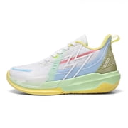 Bolognifi Mens Basketball Shoes Breathable Multi-layer Cushioning Wear-resistant Anti Slip Sports Training Shoes