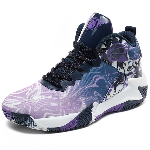 Bolognifi Men's Basketball Shoes Fashion Non-Slip Lightweight ...