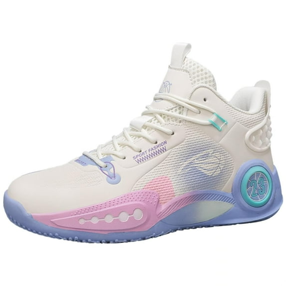 Bolognifi Men's Basketball Shoes - High Cushioning, Breathable Anti-Slip, Durable Support for Indoor/Outdoor Courts