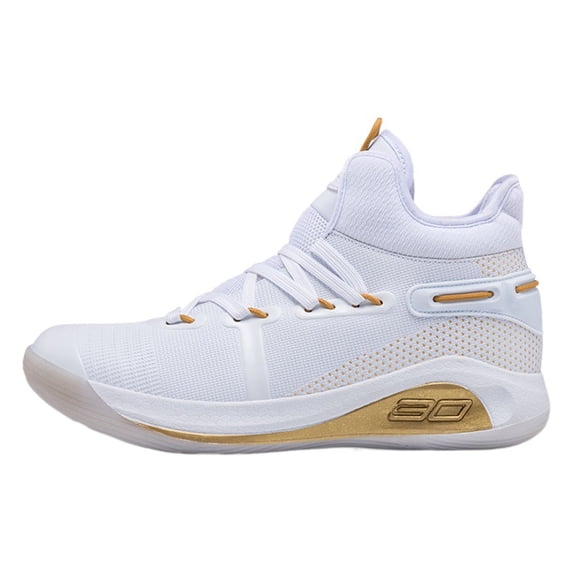 Bolognifi Men's Basketball Shoes, Sports , High Top Running Fans - WHITE_8