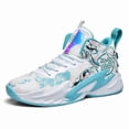 thumbnail image 1 of Bolognifi Men's Basketball Shoes Sports Shoes Anti Slip Basketball Boots, 1 of 5