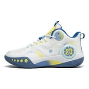 Bolognifi Mens High Top Basketball Shoes Ultra Lightweight Breathable Mesh Shock-absorbing Sole Suitable