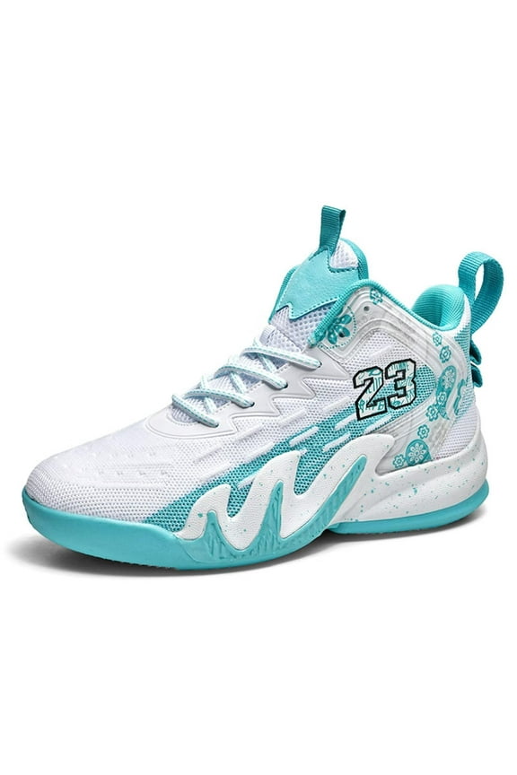 Men's High-top Basketball Shoes Wear-resistant Training Sports Shoes