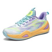 Bolognifi Men's Outdoor Basketball Shoes High Top Sports Shoes Training Anti Slip Basketball Boots