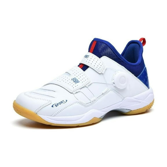 Bolognifi Unisex Badminton Sports Shoes with Rotating Buckle Breathable High Traction