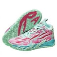 thumbnail image 1 of Bolognifi Unisex Basketball Sneakers Breathable Athletic Shoes with Multi Color Matching Design, Dynamic Traction All-Day Comfort for Indoor/Outdoor Courts, 1 of 7