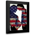 thumbnail image 1 of Bolokofsky, Ronald 11x14 Black Modern Framed Museum Art Print Titled - American Birthright, 1 of 5