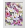 thumbnail image 1 of Bolokofsky, Ronald 11x14 White Modern Wood Framed Museum Art Print Titled - Garden Flowers I, 1 of 4