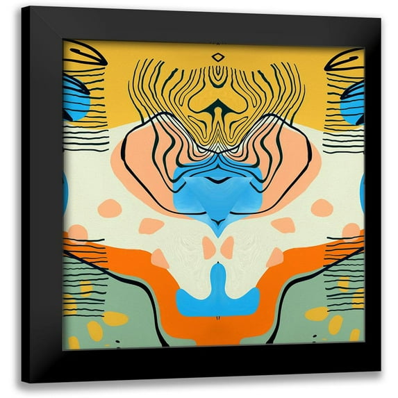 Bolokofsky, Ronald 12x12 Black Modern Framed Museum Art Print Titled - Bull Dog I