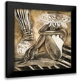 thumbnail image 1 of Bolokofsky, Ronald 12x12 Black Modern Framed Museum Art Print Titled - Kick Back, 1 of 5