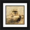 thumbnail image 1 of Bolokofsky, Ronald 12x12 Black Ornate Wood Framed with Double Matting Museum Art Print Titled - The Painter II, 1 of 4