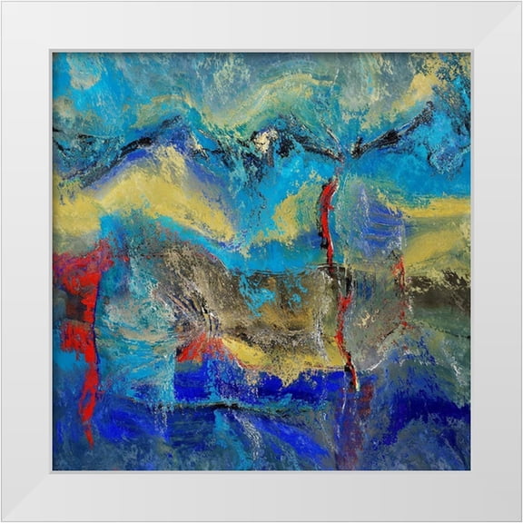 Bolokofsky, Ronald 12x12 White Modern Wood Framed Museum Art Print Titled - Above the Clouds II