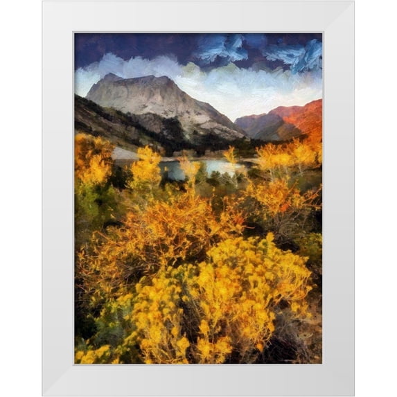 Bolokofsky, Ronald 12x14 White Modern Wood Framed Museum Art Print Titled - Tioga Crest