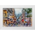 thumbnail image 1 of Bolokofsky, Ronald 14x10 White Modern Wood Framed Museum Art Print Titled - Street In Stockholm II, 1 of 4