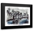 thumbnail image 1 of Bolokofsky, Ronald 14x11 Black Modern Framed Museum Art Print Titled - Brooklyn Bridge IV, 1 of 5