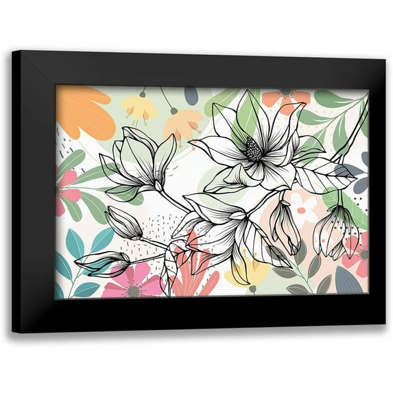 Bolokofsky, Ronald 14x11 Black Modern Framed Museum Art Print Titled - Magnolia Branch 136