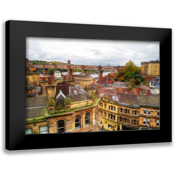 Bolokofsky, Ronald 14x11 Black Modern Framed Museum Art Print Titled - Paris City View
