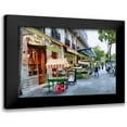 thumbnail image 1 of Bolokofsky, Ronald 14x11 Black Modern Framed Museum Art Print Titled - Street Shops in Paris, 1 of 5