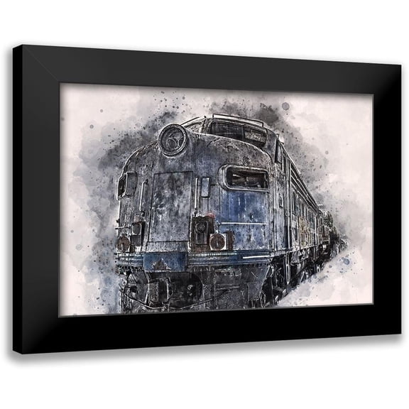 Bolokofsky, Ronald 14x11 Black Modern Framed Museum Art Print Titled - Train
