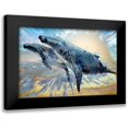 thumbnail image 1 of Bolokofsky, Ronald 14x11 Black Modern Framed Museum Art Print Titled - Two More Blue Whales, 1 of 5