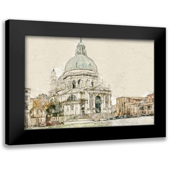 Bolokofsky, Ronald 14x11 Black Modern Framed Museum Art Print Titled - Venetian Architecture