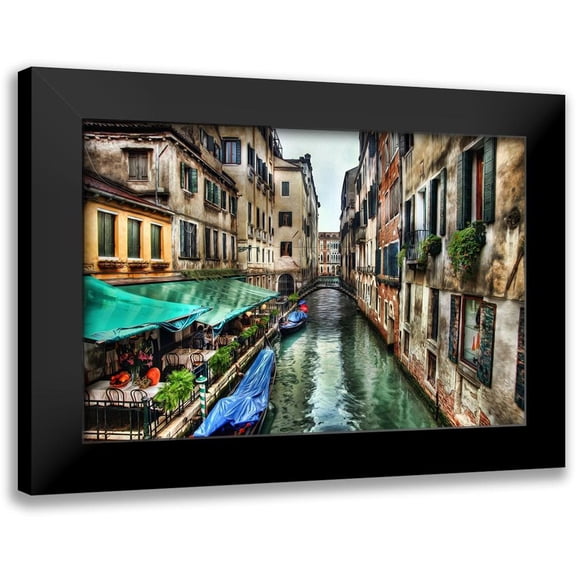 Bolokofsky, Ronald 14x11 Black Modern Framed Museum Art Print Titled - Venice Café II