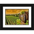 thumbnail image 1 of Bolokofsky, Ronald 14x11 Black Ornate Wood Framed with Double Matting Museum Art Print Titled - Tuscan Wine, 1 of 4