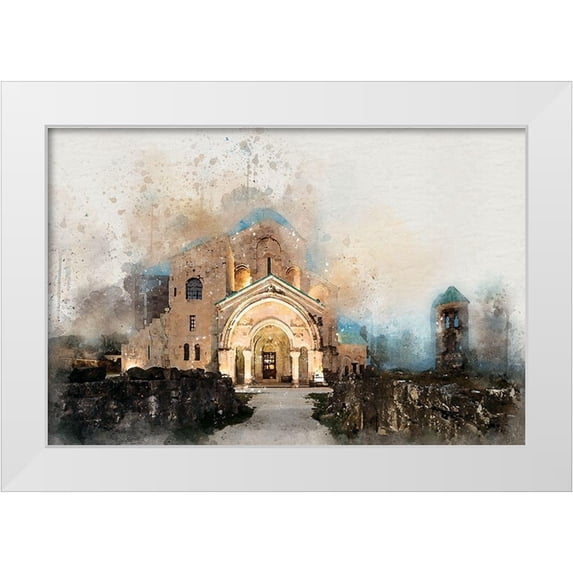 Bolokofsky, Ronald 14x11 White Modern Wood Framed Museum Art Print Titled - Bagrati Cathedral