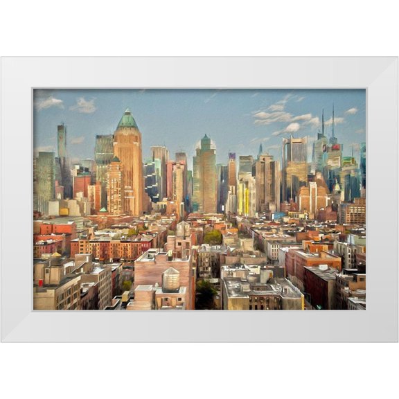 Bolokofsky, Ronald 14x11 White Modern Wood Framed Museum Art Print Titled - Hells Kitchen