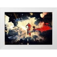 thumbnail image 1 of Bolokofsky, Ronald 14x11 White Modern Wood Framed Museum Art Print Titled - MotoCross Racer, 1 of 4