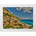 thumbnail image 1 of Bolokofsky, Ronald 14x11 White Modern Wood Framed Museum Art Print Titled - Positano View, 1 of 4