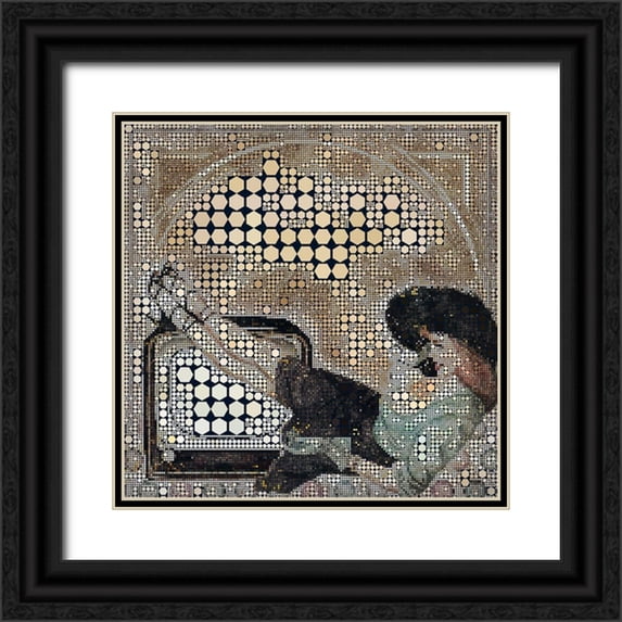 Bolokofsky, Ronald 15x15 Black Ornate Wood Framed with Double Matting Museum Art Print Titled - Cosmopolitan Lifestyle II