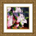 thumbnail image 1 of Bolokofsky, Ronald 15x15 Gold Ornate Wood Framed with Double Matting Museum Art Print Titled - Close Up Lilly, 1 of 4