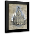 thumbnail image 1 of Bolokofsky, Ronald 15x18 Black Modern Framed Museum Art Print Titled - Dresden Chapel, 1 of 5