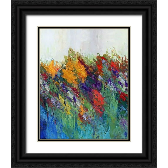 Bolokofsky, Ronald 15x18 Black Ornate Wood Framed with Double Matting Museum Art Print Titled - Color Spree II
