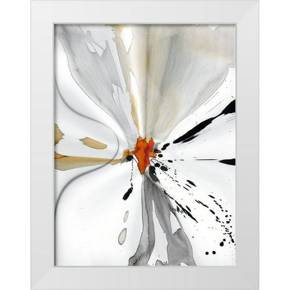 Bolokofsky, Ronald 15x18 White Modern Wood Framed Museum Art Print Titled - Ink Spot I