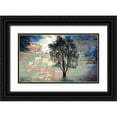 thumbnail image 1 of Bolokofsky, Ronald 18x12 Black Ornate Wood Framed with Double Matting Museum Art Print Titled - Break of Day, 1 of 4