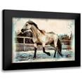 thumbnail image 1 of Bolokofsky, Ronald 18x13 Black Modern Framed Museum Art Print Titled - Arabian Trot II, 1 of 5