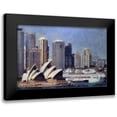 thumbnail image 1 of Bolokofsky, Ronald 18x13 Black Modern Framed Museum Art Print Titled - Sydney Harbor, 1 of 5