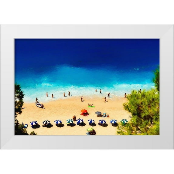 Bolokofsky, Ronald 18x13 White Modern Wood Framed Museum Art Print Titled - Greece